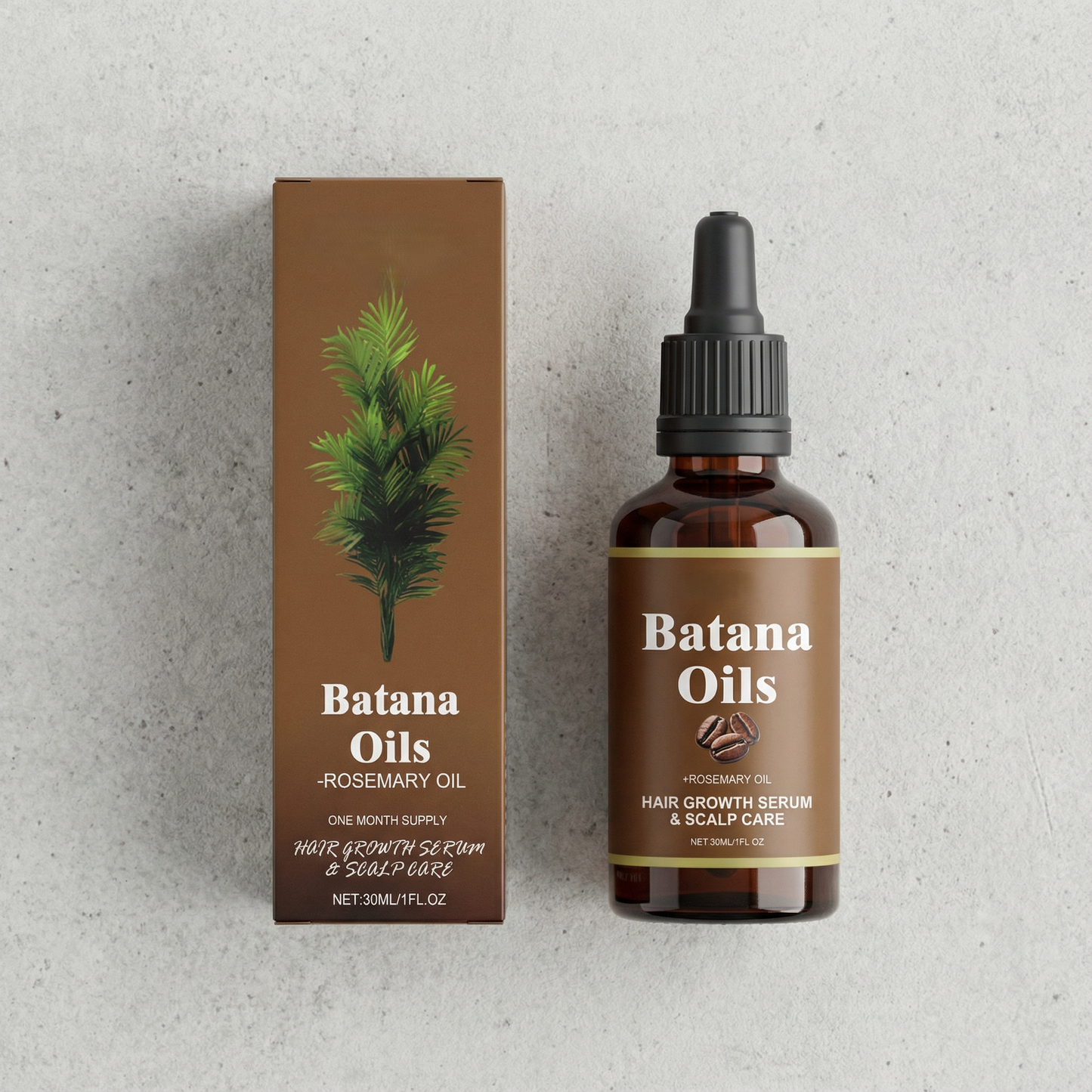 Élixir Densité & Pousse – Batana Sauvage + Romarin (Cure 1 Mois)